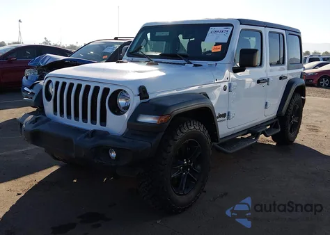 2021 Jeep Wrangler Unlimited Sport Altitude 4X4 z USA, uszkodzony, nr VIN 1C4HJXDN5MW859585